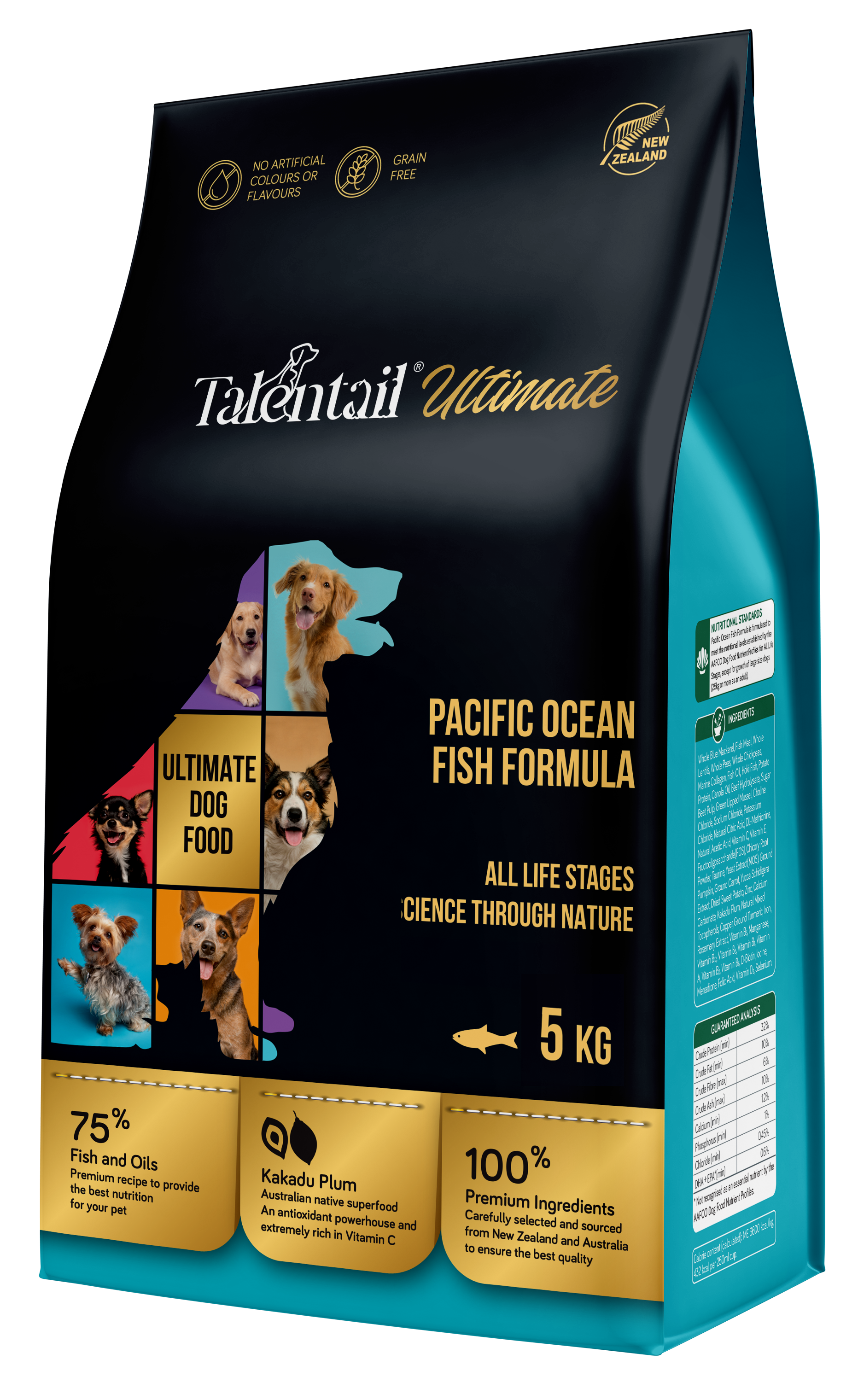 Talentail Ultimate Pacific Ocean Fish Dog Food 5kg