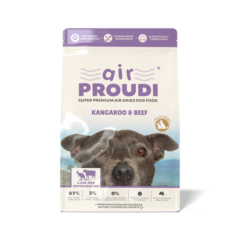 Proudi Premium Air-dried Kangaroo & Beef Dog Food