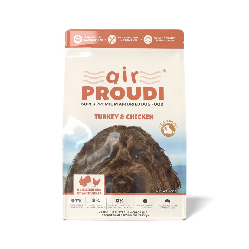 Proudi Premium Air-dried Turkey and Chicken Dog Food