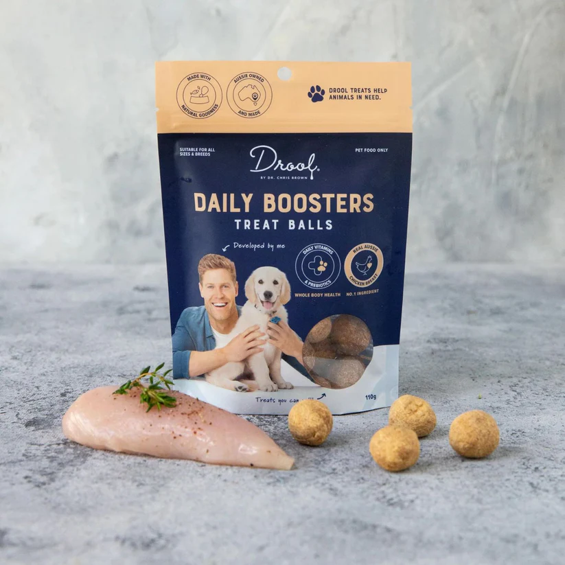 Drool Daily Boosters Treat Balls for Dogs 110g