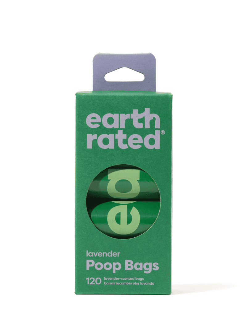 Earth Rated 120 Dog Poop Bags on 8 refill rolls