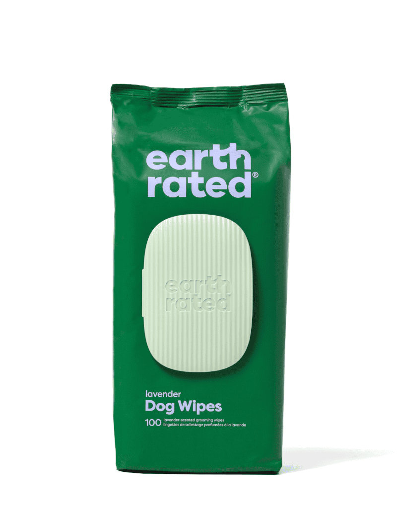Earth Rated 100 Dog Wipes - Lavender