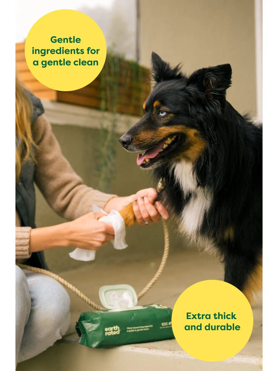 Earth Rated 100 Dog Wipes - Lavender
