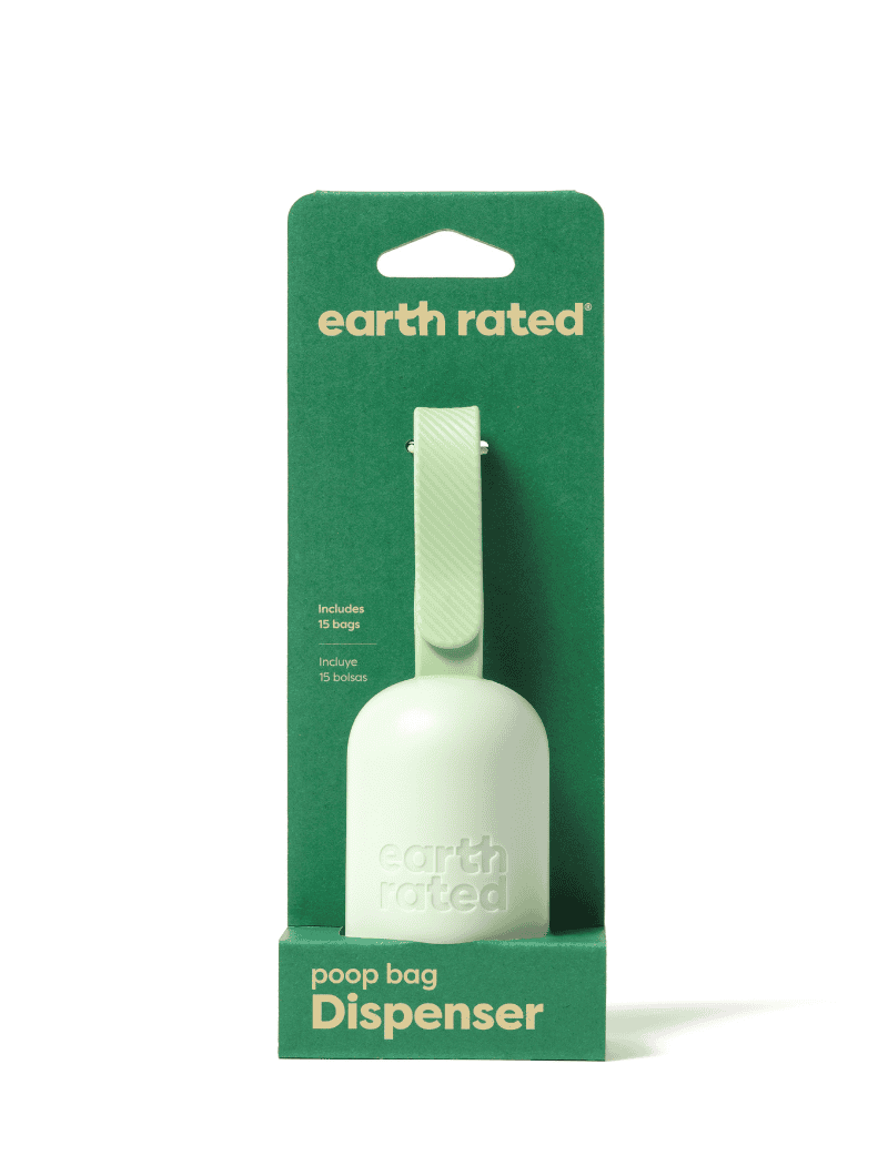 Earth Rated Leash Dispenser with 15 bags - Unscented