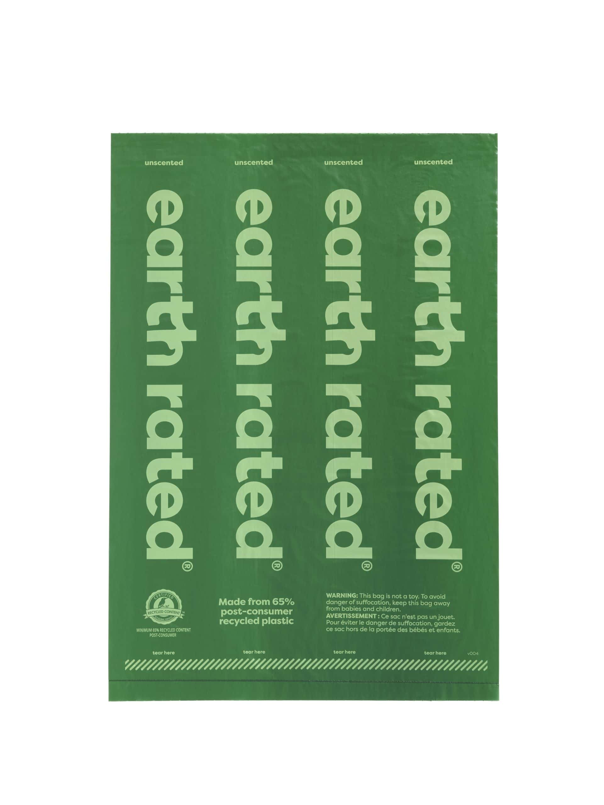 Earth Rated 120 Dog Poop Bags on 8 refill rolls