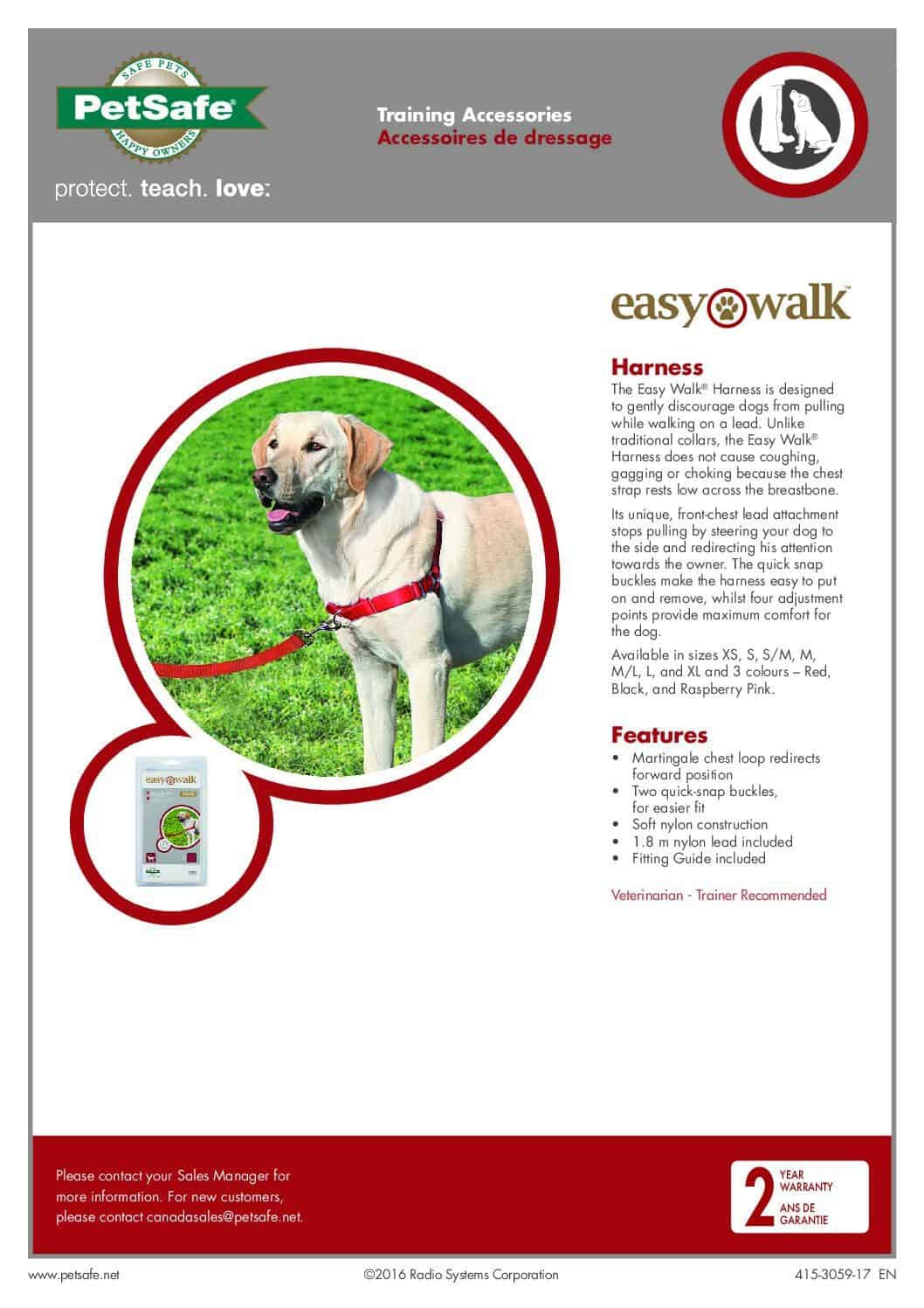 PetSafe Easy Walk Harness Black