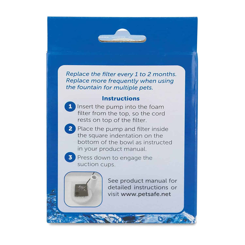 PetSafe Drinkwell Replacement Foam Filter (Pack of 2)