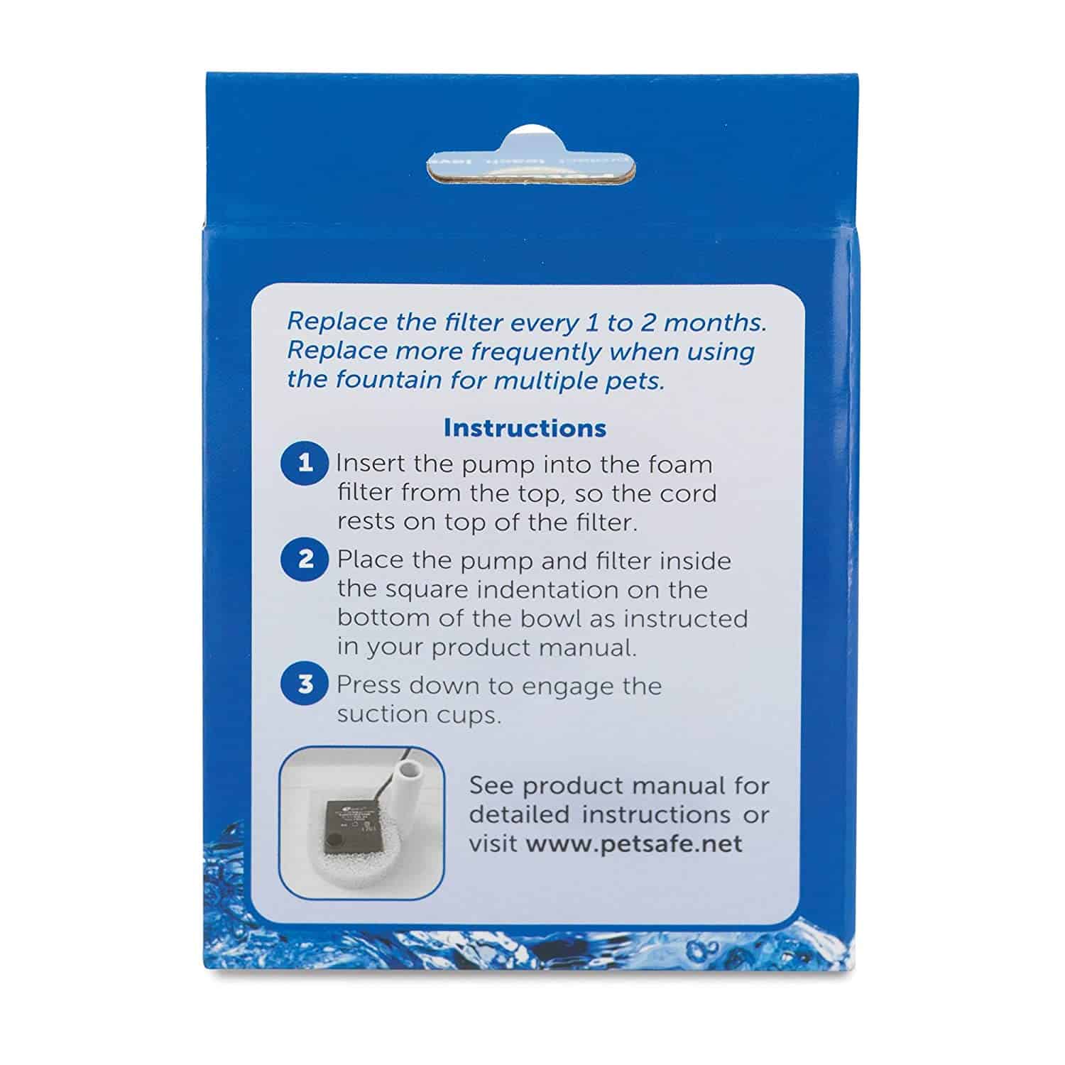 PetSafe Drinkwell Replacement Foam Filter (Pack of 2)