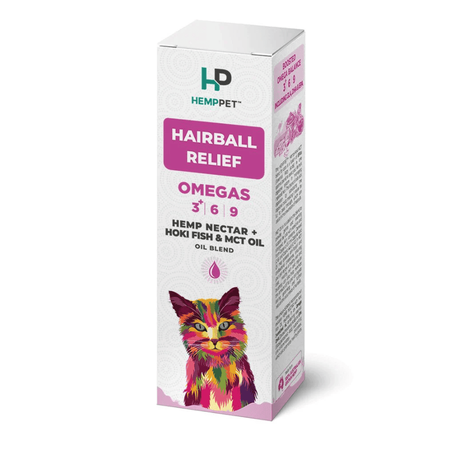 HempPet Hemp Oil Blend with Hoki Fish & MCT Oil for Cats -100ml