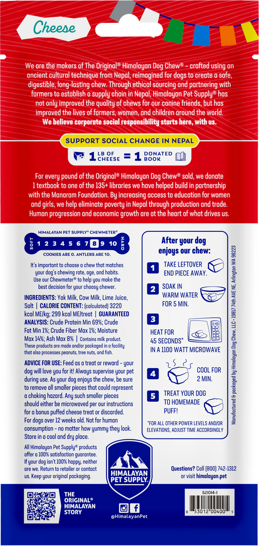Himalayan Dog Chew - Cheese