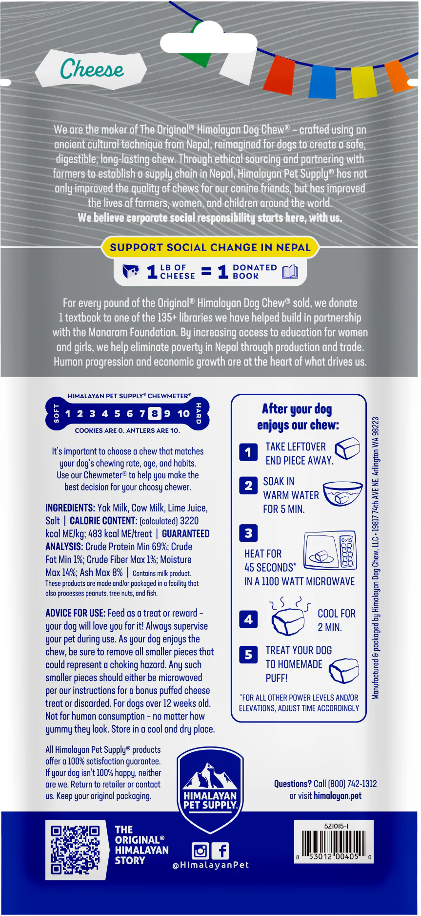 Himalayan Dog Chew - Cheese