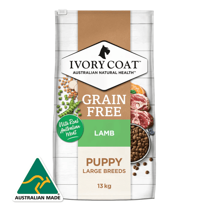 Ivory Coat Puppy Large Breed - Lamb Grain Free 13kg