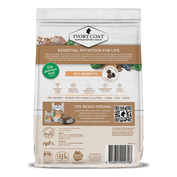 Ivory Coat Grain Free Kitten Chicken 2kg