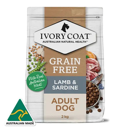 Ivory Coat Adult Dog Grain Free Lamb & Sardine