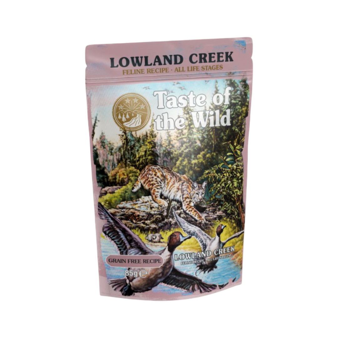 Taste of the Wild Lowland Creek Chunks in Gravy Wet Cat Food 85G x 12