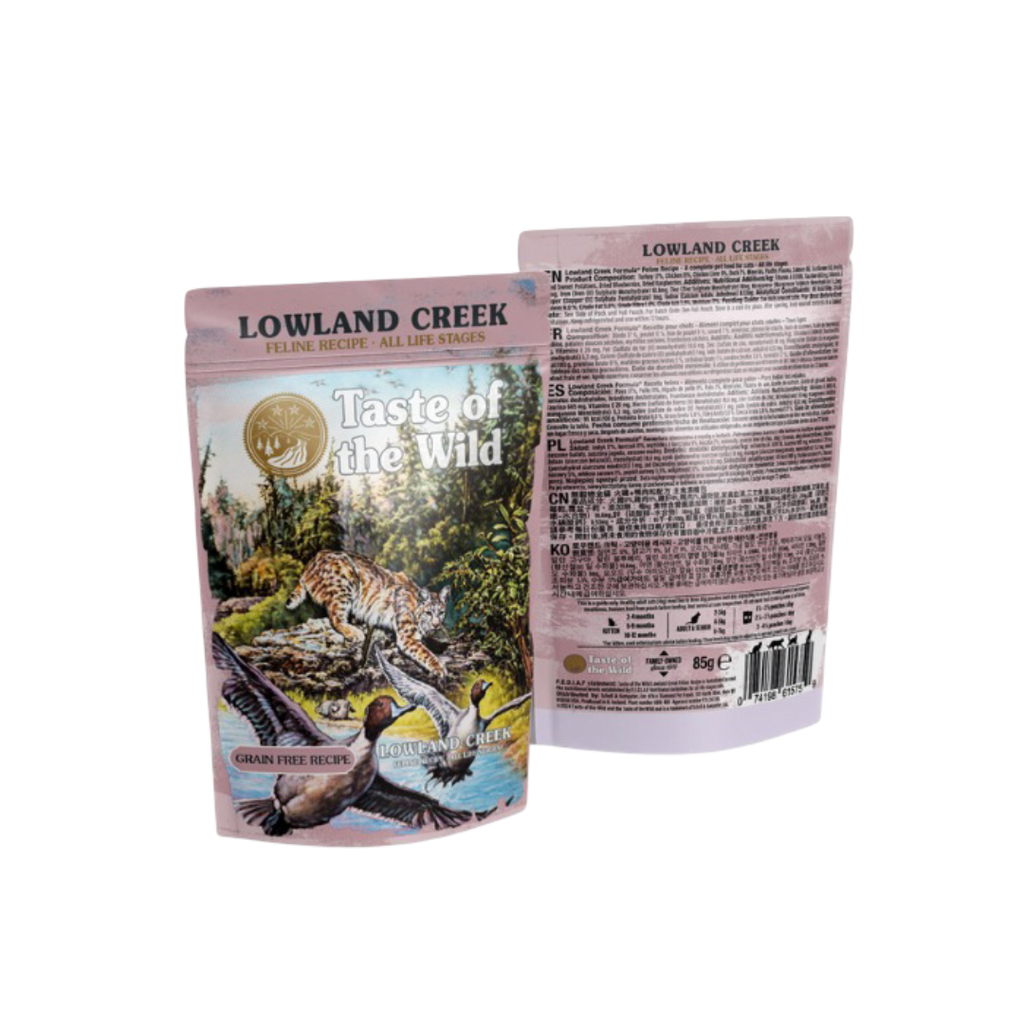 Taste of the Wild Lowland Creek Chunks in Gravy Wet Cat Food 85G x 12