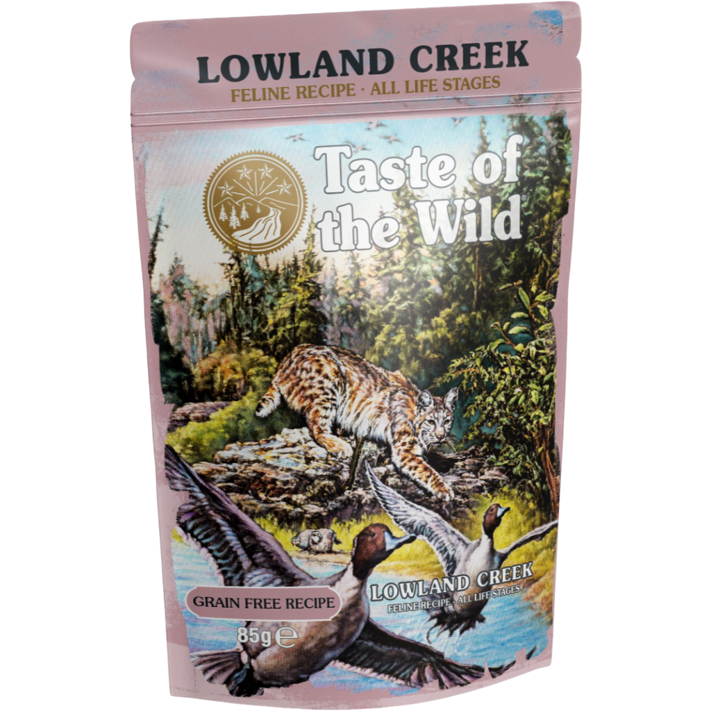 Taste of the Wild Lowland Creek Chunks in Gravy Wet Cat Food 85G x 12