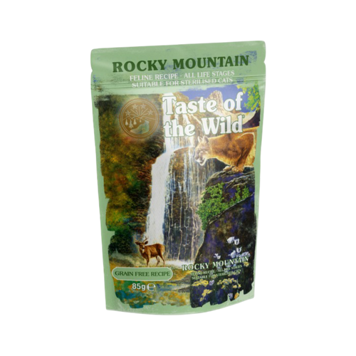 Taste of the Wild Rocky Mountain Chunks in Gravy Wet Cat Food 85G x 12