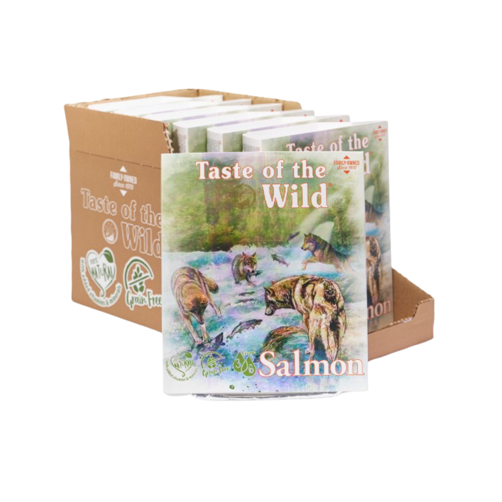 Taste of the Wild Salmon & Herring with Fruit and Vegetables All-Life-Stages Wet Dog Food 390G x 7