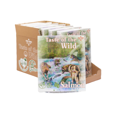 Taste of the Wild Salmon & Herring with Fruit and Vegetables All-Life-Stages Wet Dog Food 390G x 7