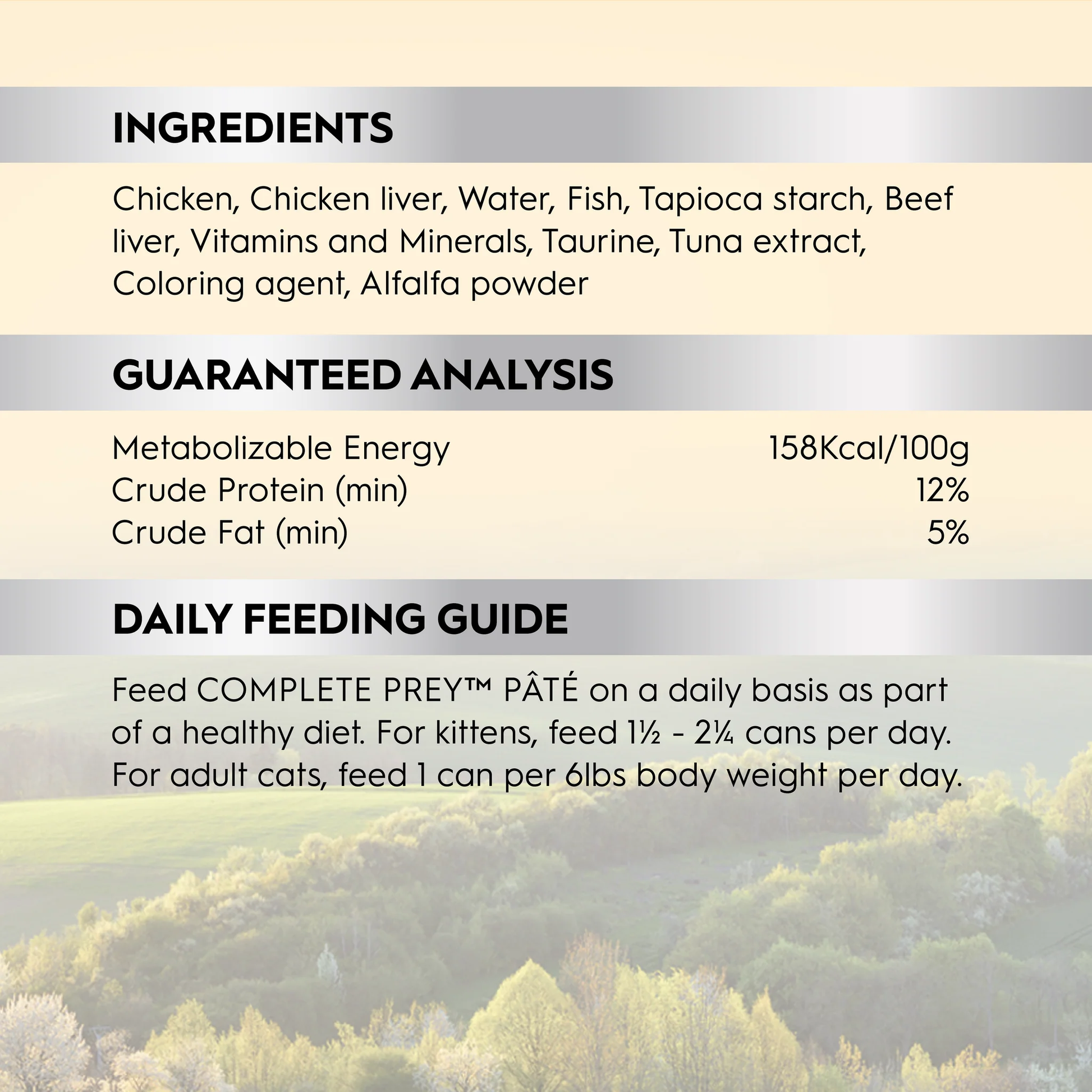 Triology Adult Cat Wet Food Complete Prey Pate Chicken 85g 24pack