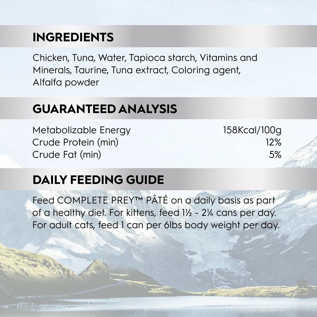 Triology Adult Cat Wet Food Complete Prey Pate Tuna 85g 24pack