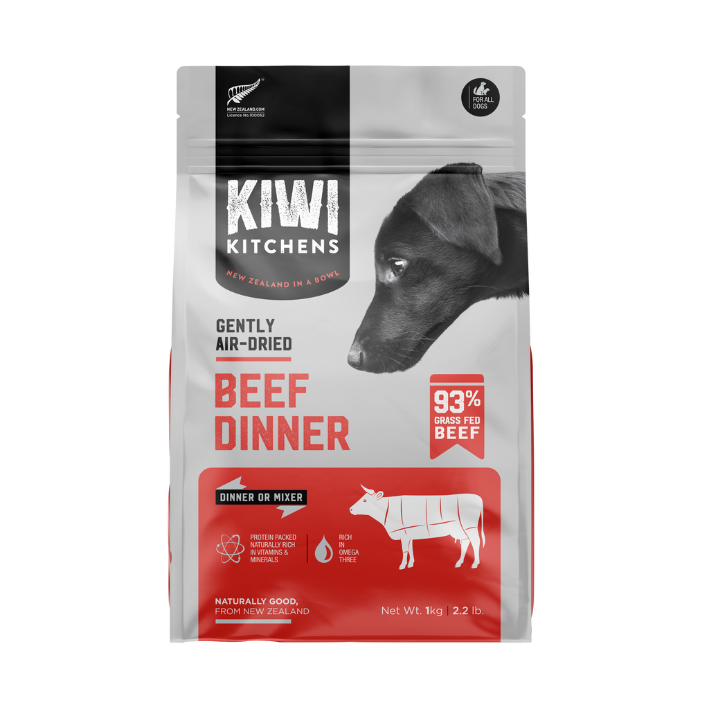 Kiwi Kitchens Air Dried Beef Dog Dinner