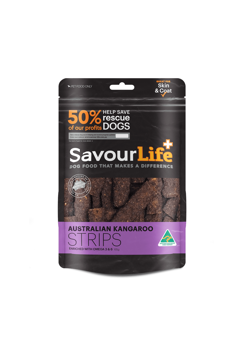 SavourLife Australian Kangaroo Strips 165g