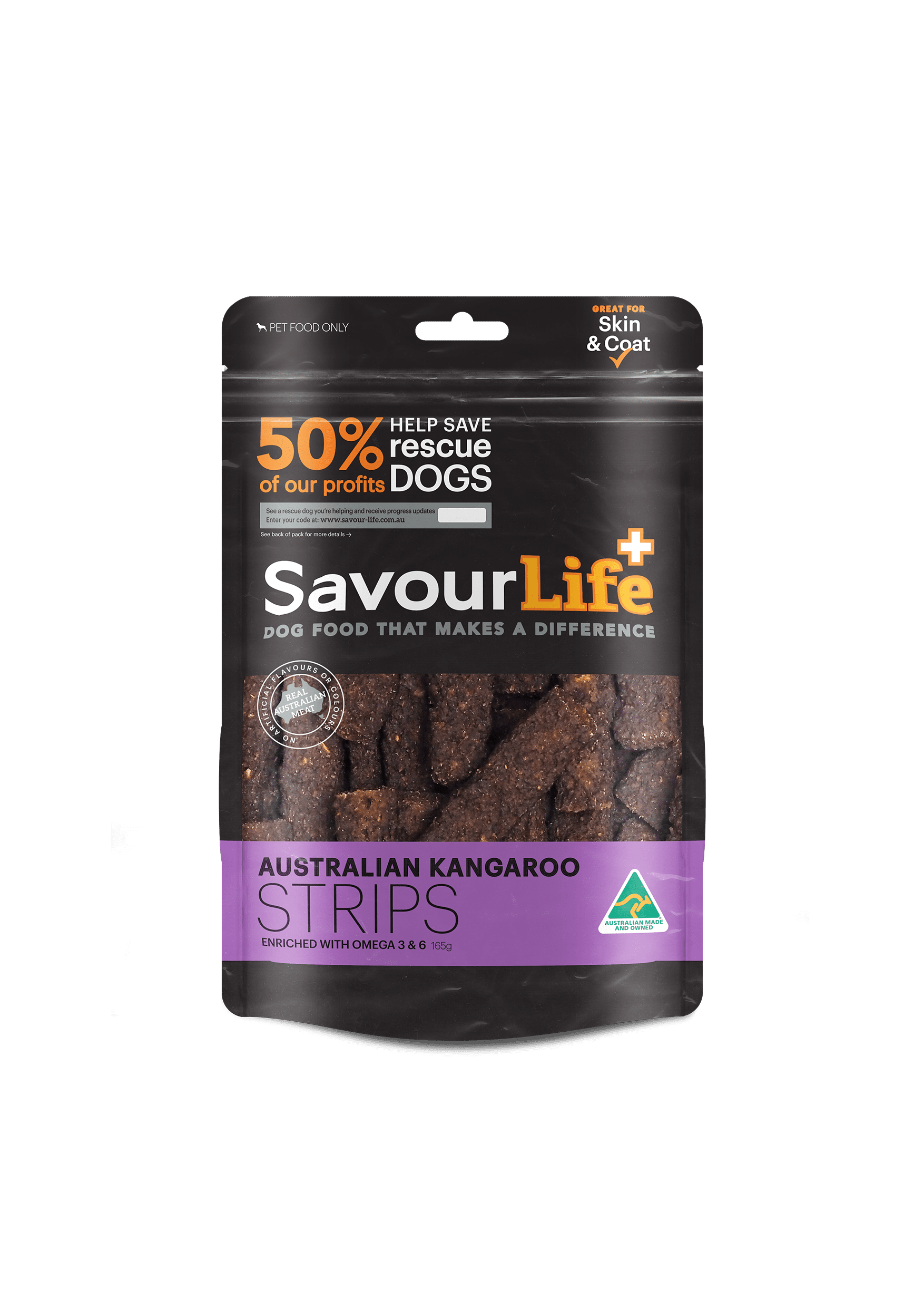 SavourLife Australian Kangaroo Strips 165g