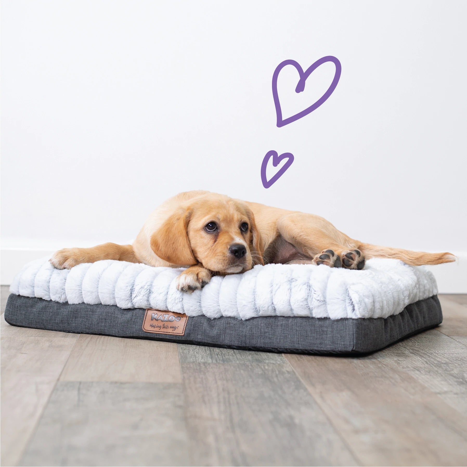 Kazoo Cloud Comfort Bed - Grey