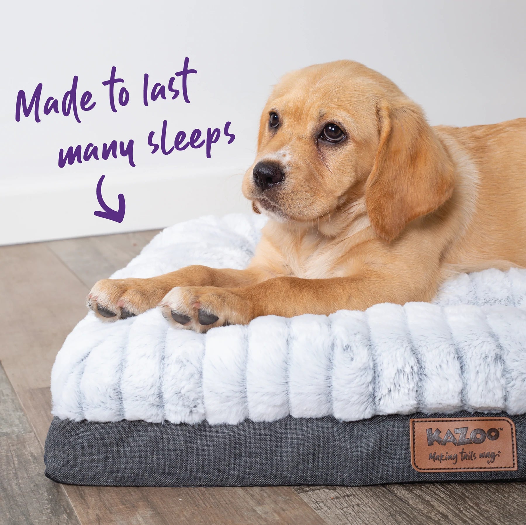 Kazoo Cloud Comfort Bed - Grey