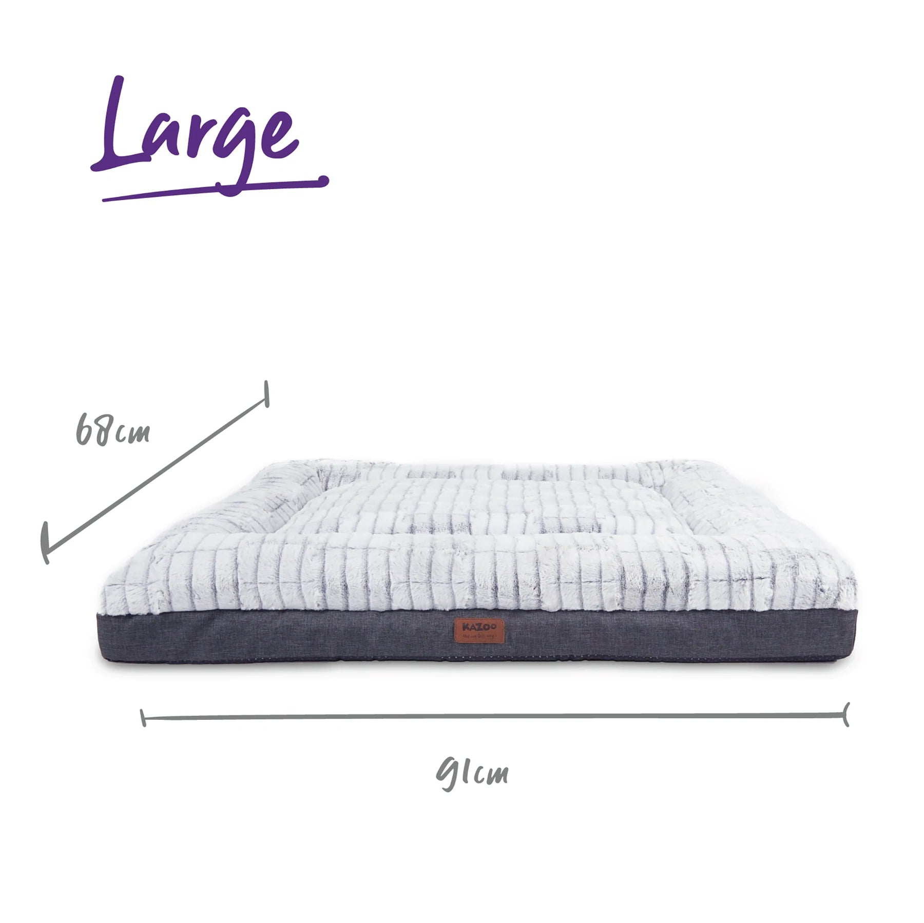Kazoo Cloud Comfort Bed - Grey