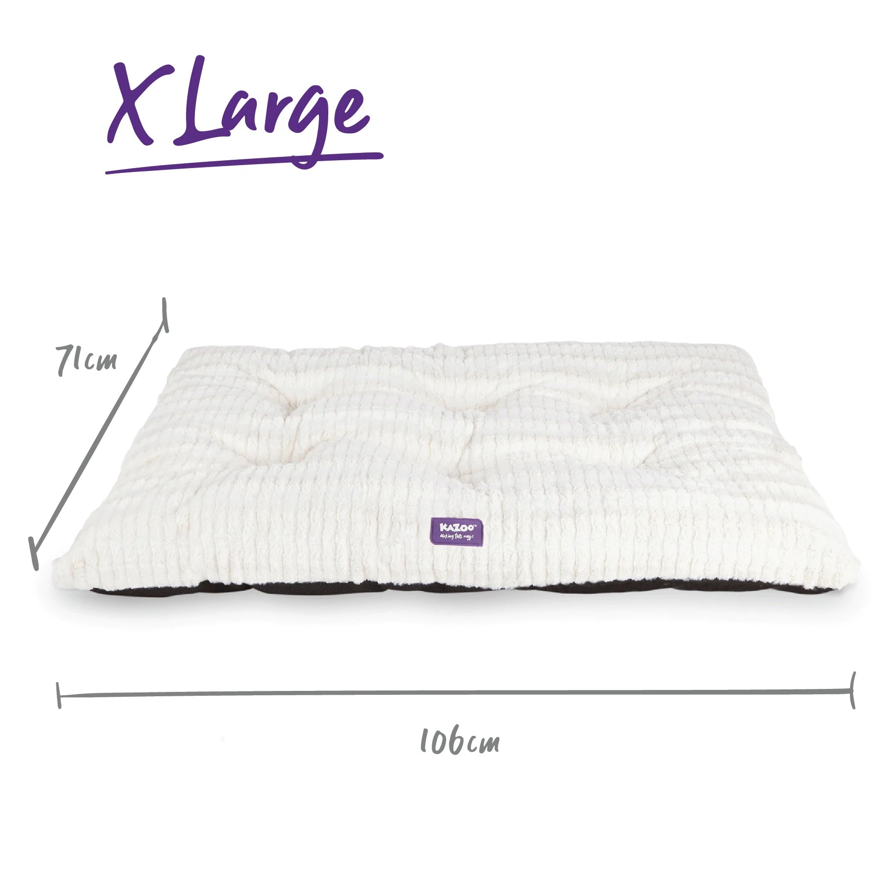 Kazoo Cloud Pillow Bed - Cream