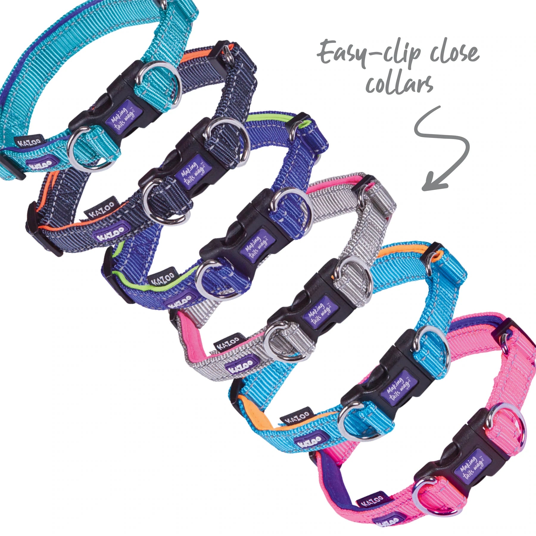 Kazoo Easy-Clip Collar - Active