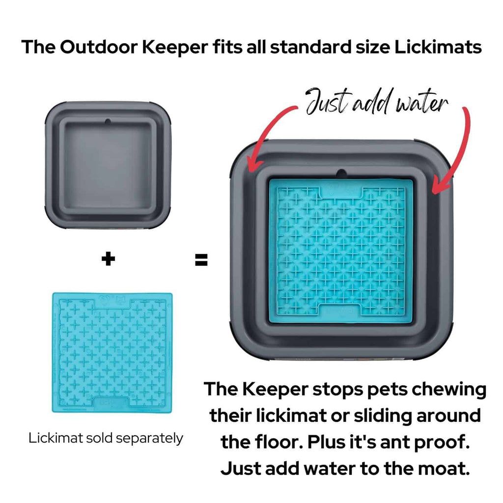 Lickimat Dog Outdoor Keeper