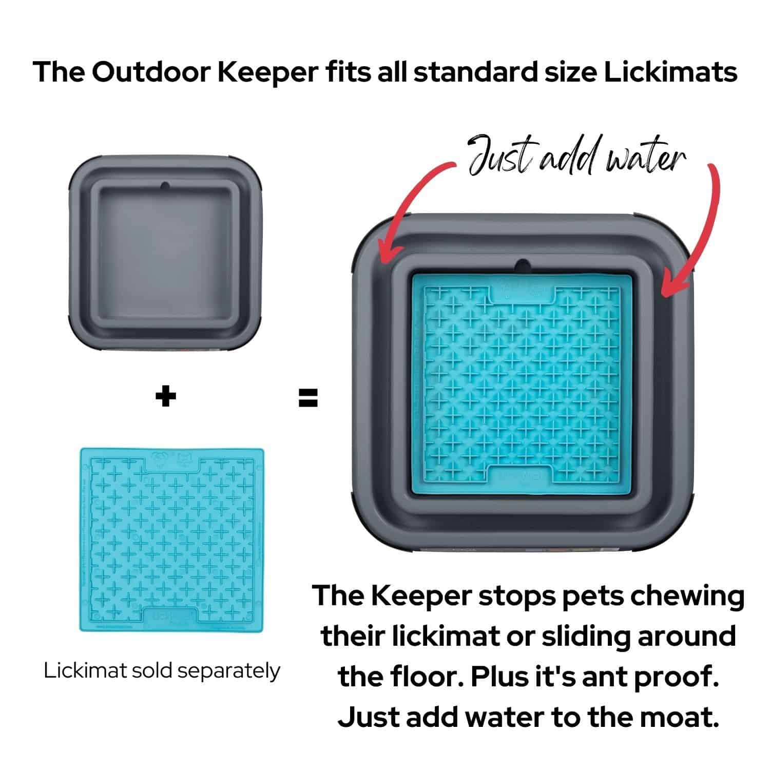 Lickimat Dog Outdoor Keeper
