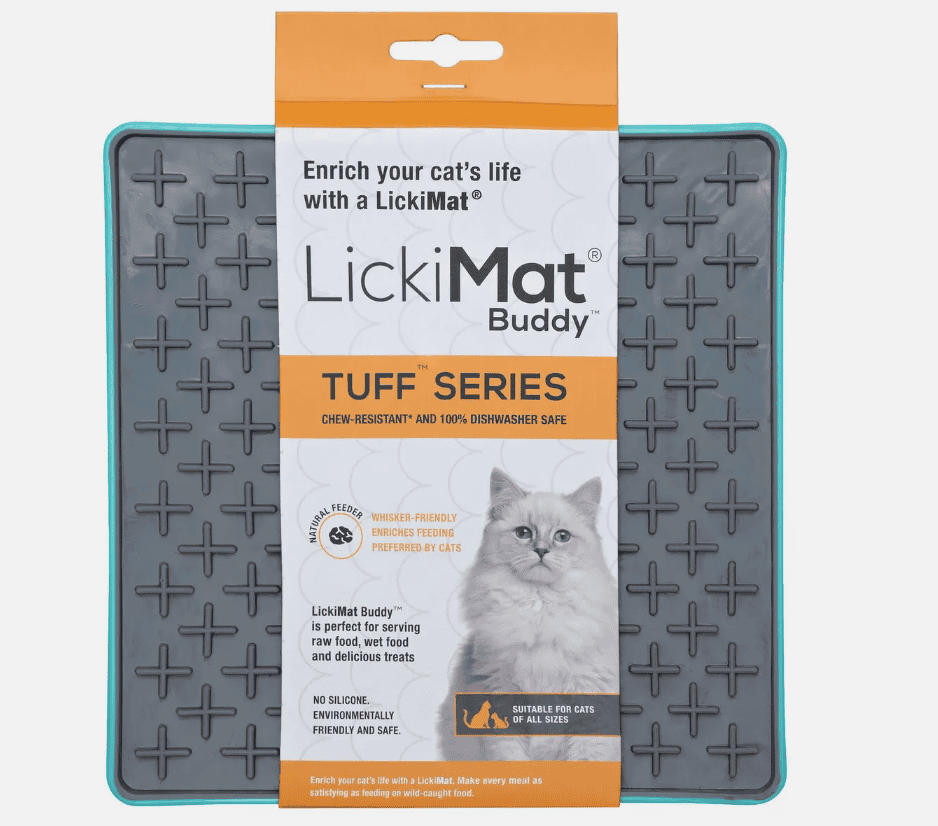 Lickimat Cat Tuff Buddy Turquoise