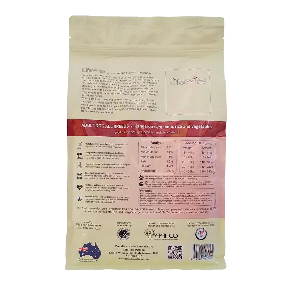 LifeWise Kangaroo with Lamb Food for Dogs
