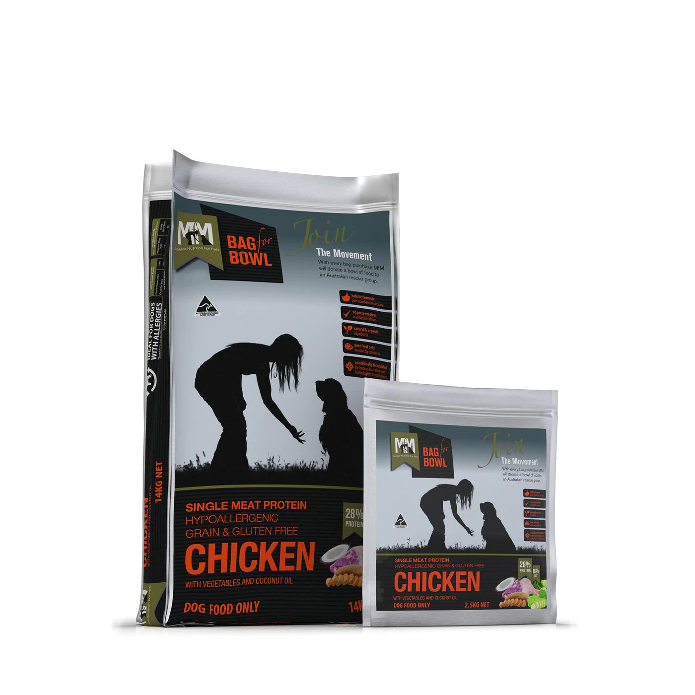 Meals for Mutts Grain & Gluten Free Single Protein Chicken Dry Dog Food