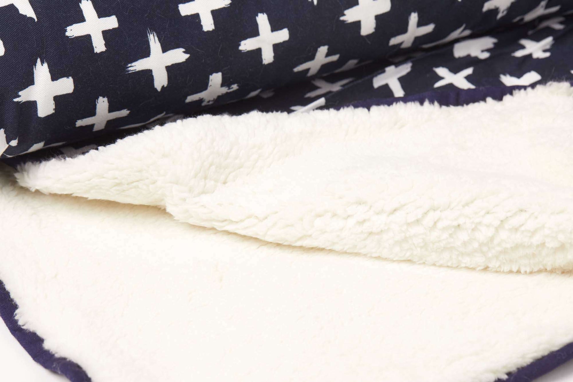 Mog & Bone Dog Blanket-Navy Cross