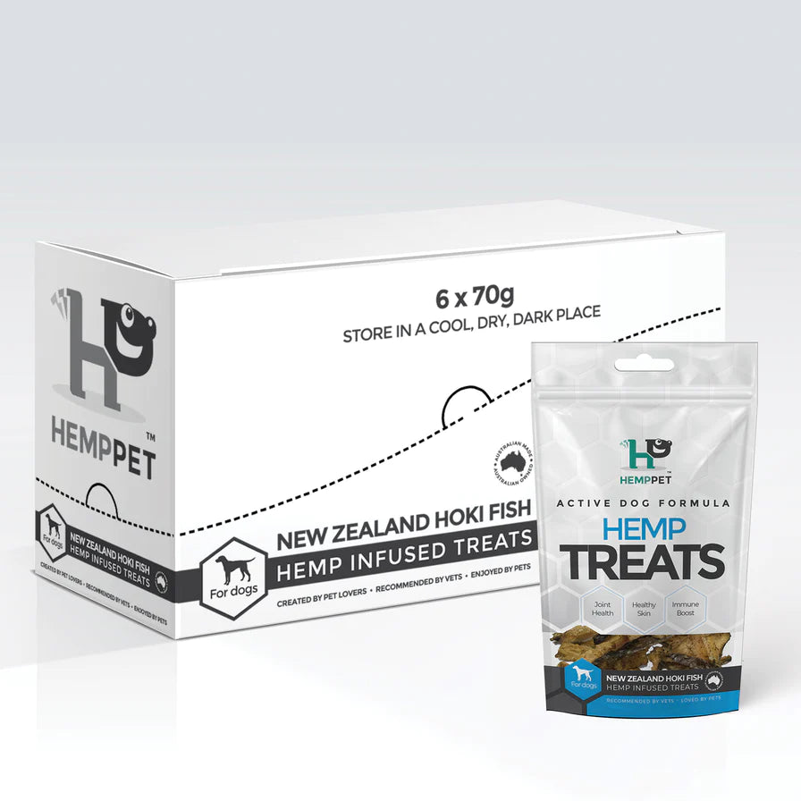Hemp Treats New Zealand Hoki Fish For Dogs - 70g