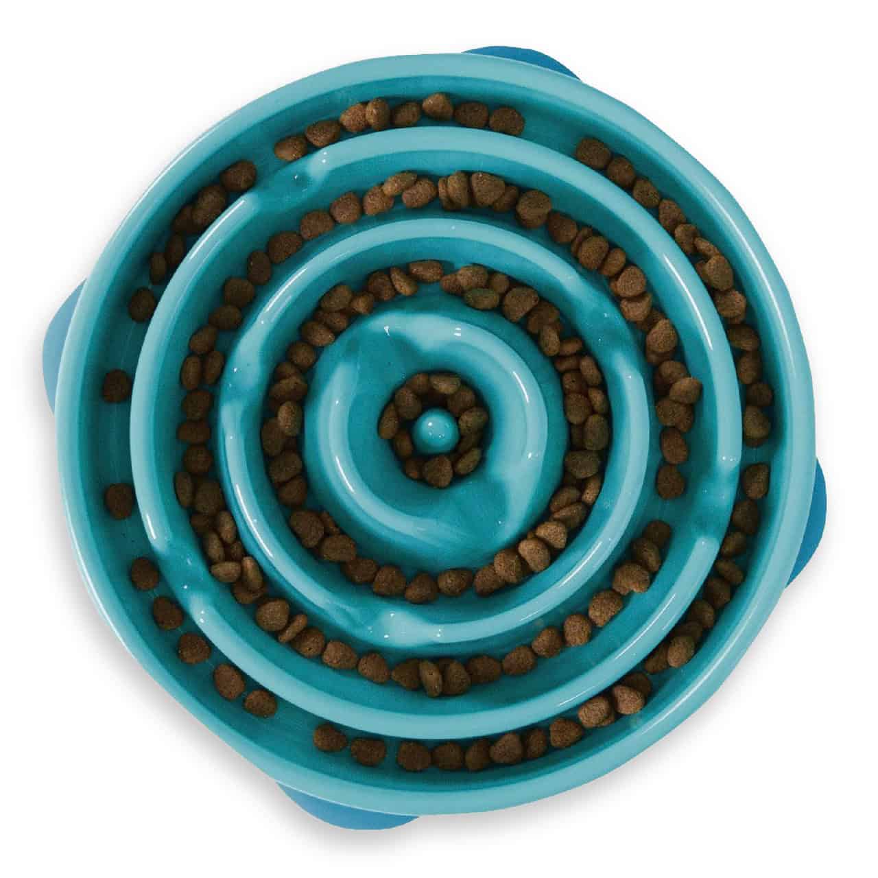 Outward Hound Fun Feeder Turquoise Large