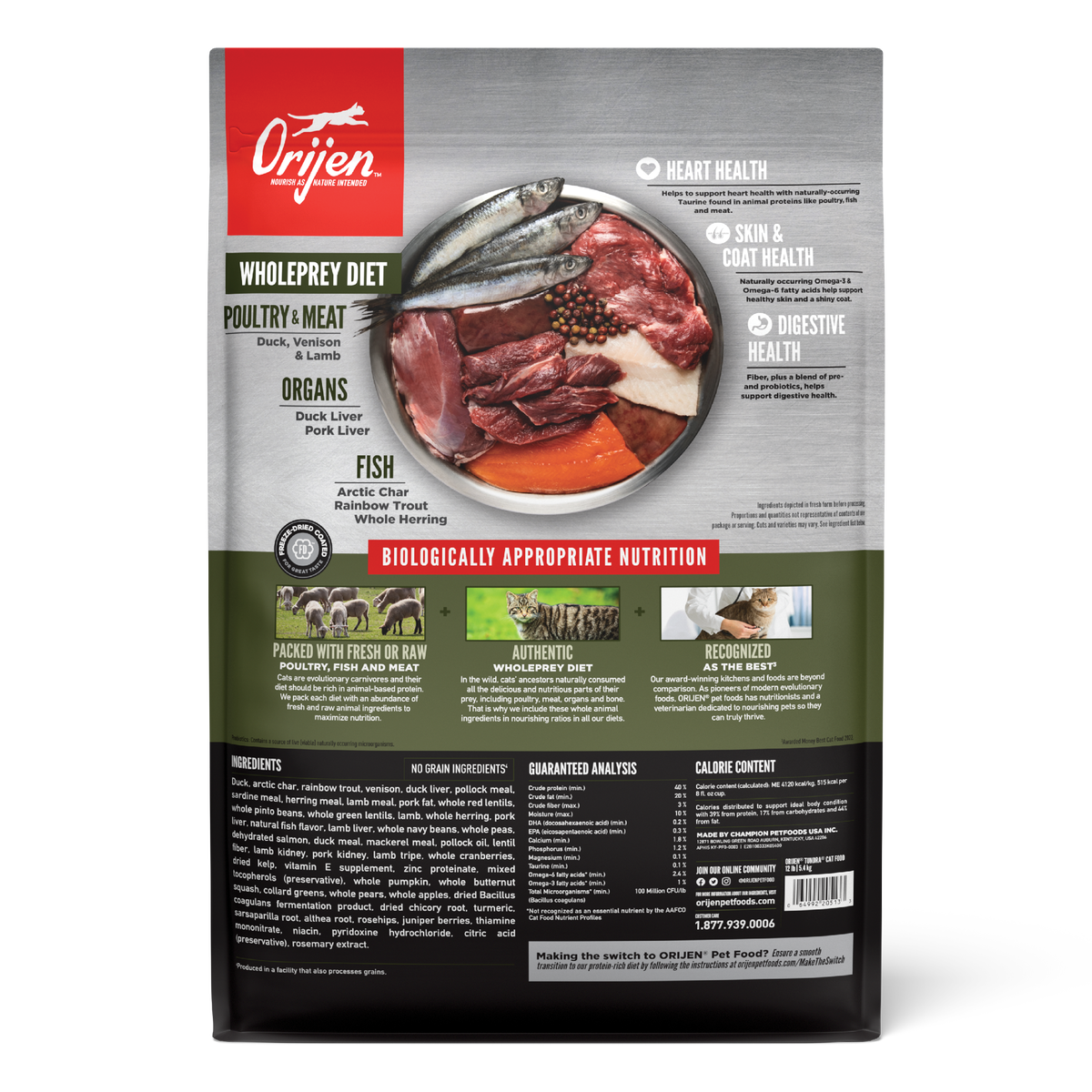 Orijen Tundra Cat Dry Food 1.8kg