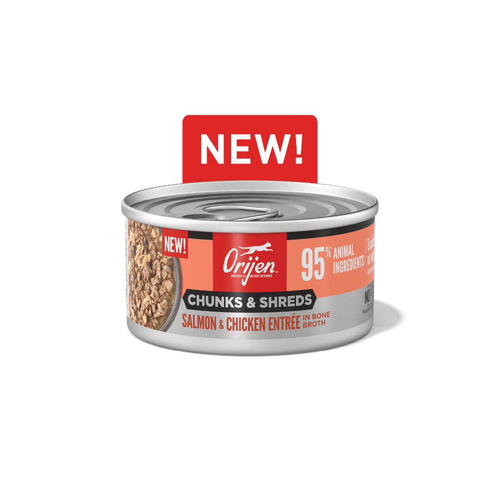 Orijen Chunks and Shreds Salmon & Chicken Wet Cat Food
