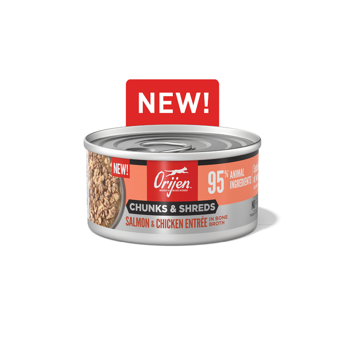 Orijen Chunks and Shreds Salmon & Chicken Wet Cat Food