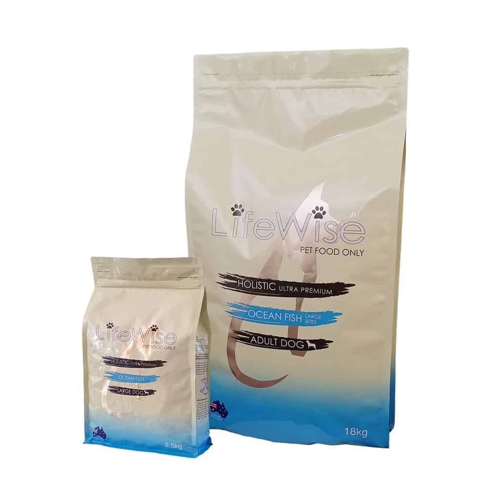LifeWise Adult Dog Ocean Fish w/ Rice & Vegetables (Large Bites)