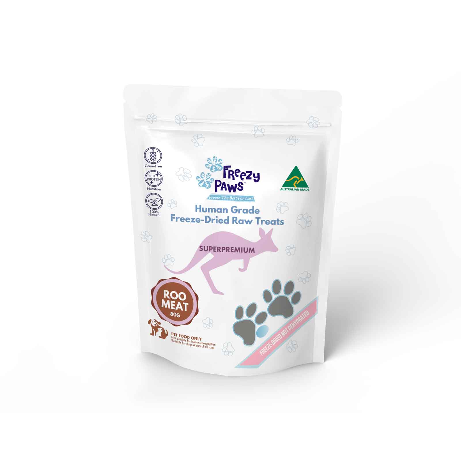 Freezy Paws Freeze-Dried Kangaroo Meat Treats