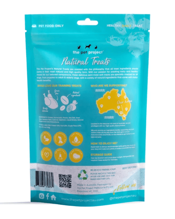 The Pet Project Chicken Training Treats 180g