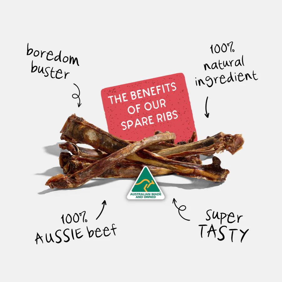 The Pet Project Spare Ribs Natural Treats 120g