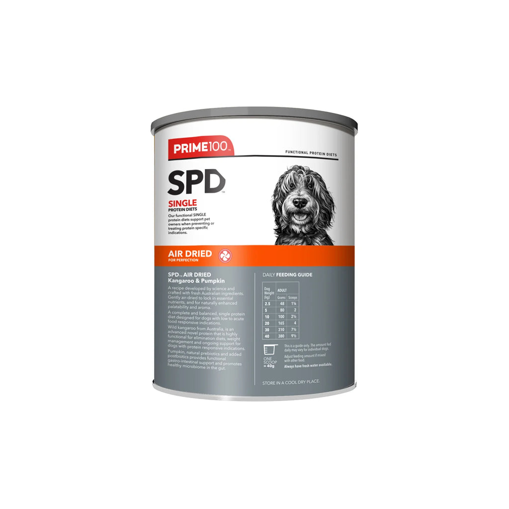 Prime 100 SPD Kangaroo & Pumpkin Air Dried Dog Food Dry